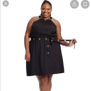 City Chic eyelet trim dress XXL